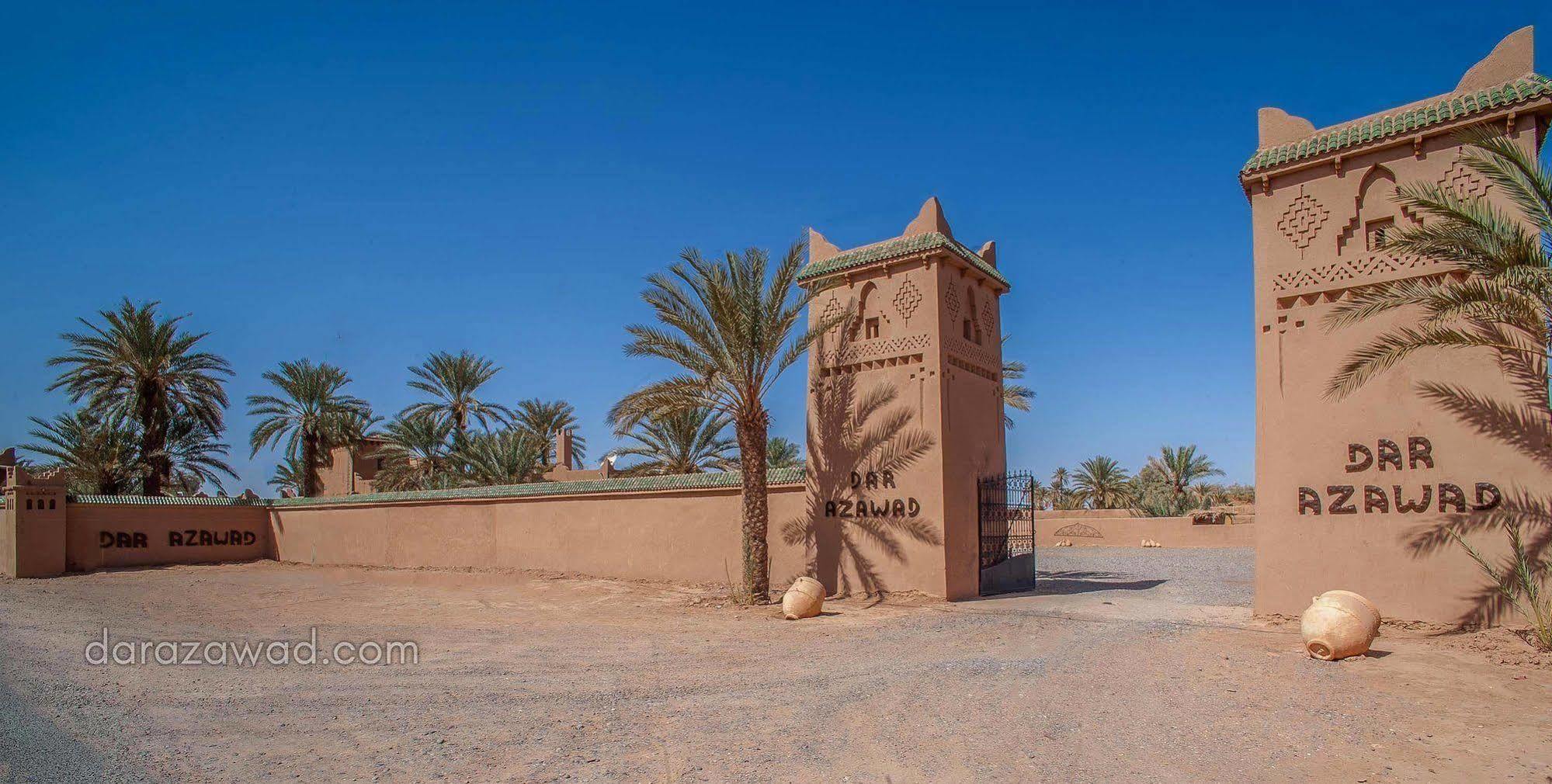 Dar Azawad Hotel M'Hamid Bagian luar foto